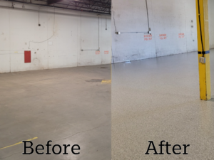 Before and After Concrete Sealing